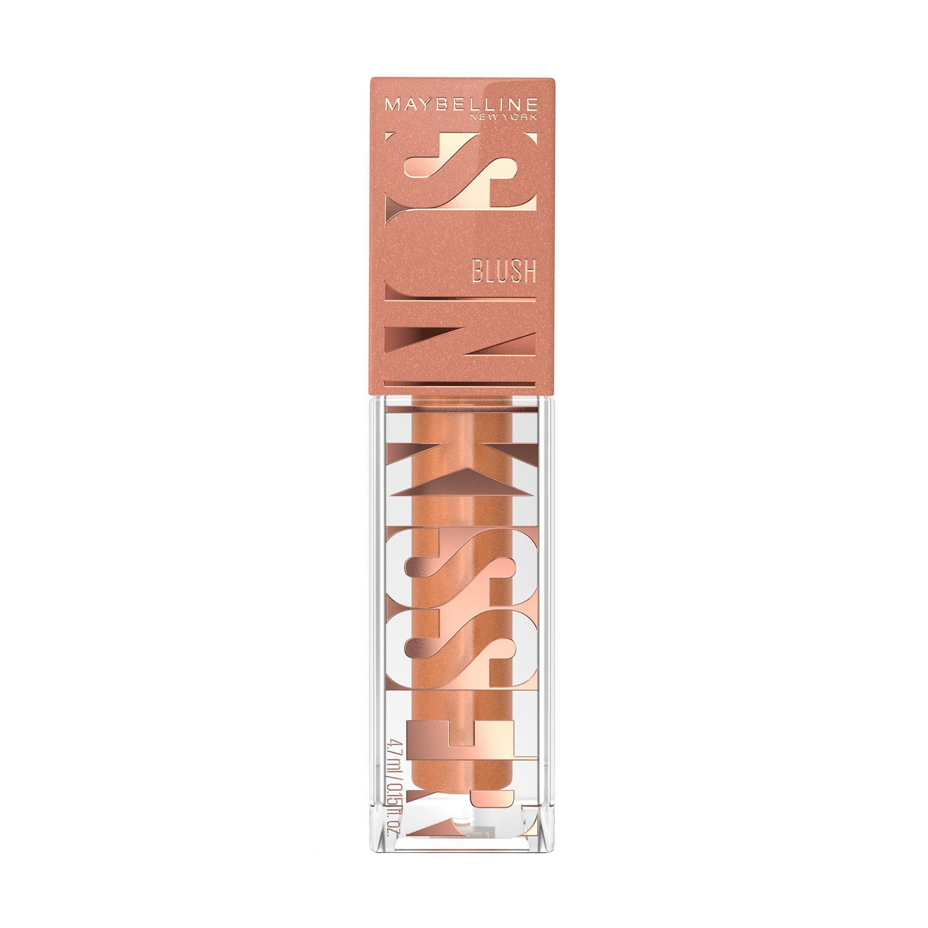 Рідкі рум'яна для обличчя Maybelline New York Sunkisser Blush з ефектом сяяння 08 Shades On, 4.7 мл